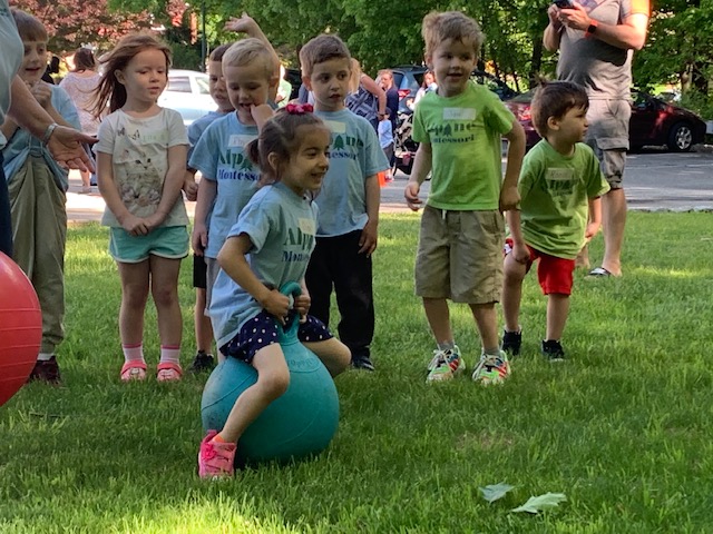 Kids Playing Alpine Montessori School